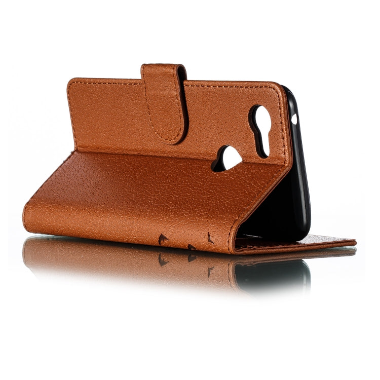Feather Pattern Litchi Texture Horizontal Flip Leather Case with Wallet & Holder & Card Slots For Google Pixel 3
