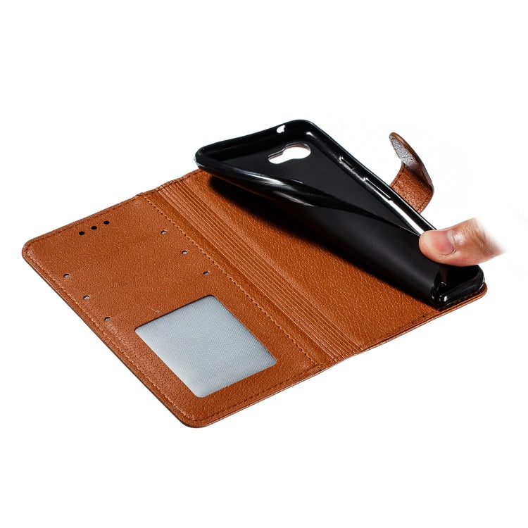 Feather Pattern Litchi Texture Horizontal Flip Leather Case with Wallet & Holder & Card Slots For Google Pixel 3