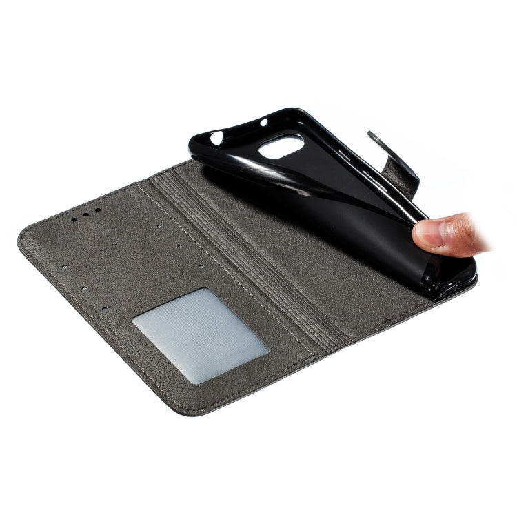 Feather Pattern Litchi Texture Horizontal Flip Leather Case with Wallet & Holder & Card Slots For Google Pixel 3a