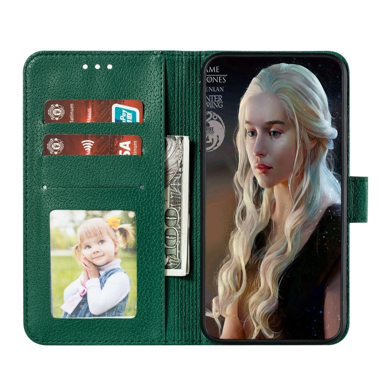 Feather Pattern Litchi Texture Horizontal Flip Leather Case with Wallet & Holder & Card Slots For Google Pixel 3a XL
