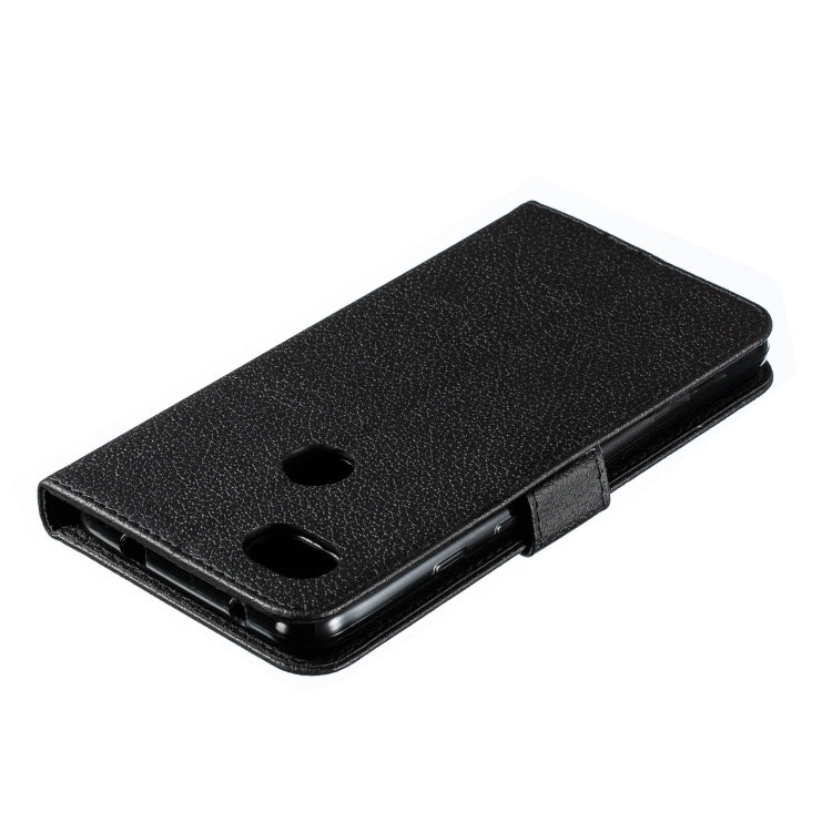 Feather Pattern Litchi Texture Horizontal Flip Leather Case with Wallet & Holder & Card Slots For Google Pixel 3a XL