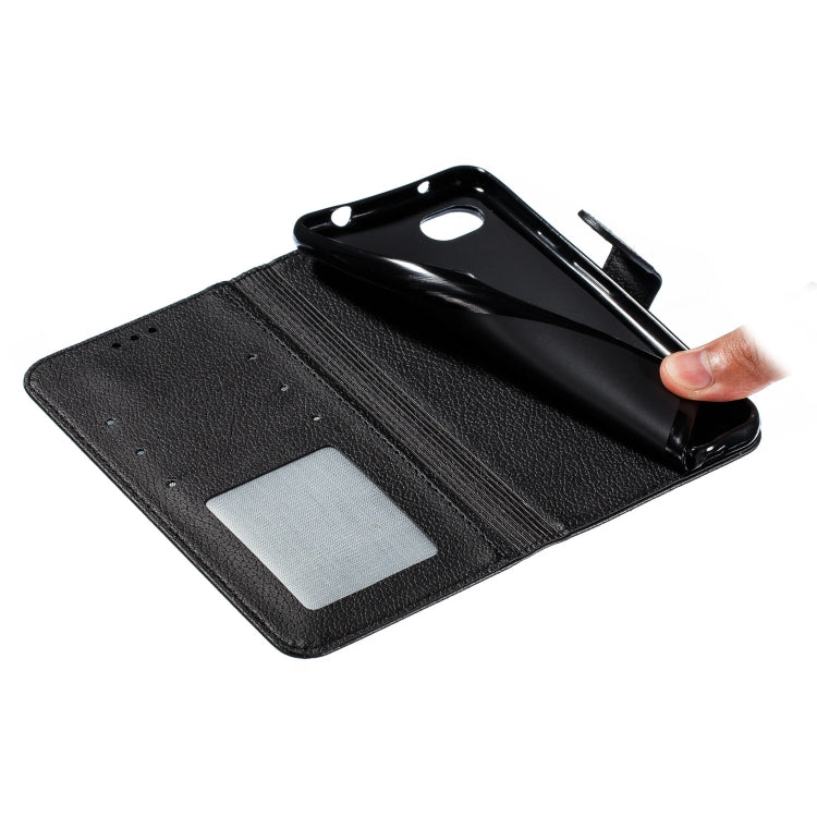 Feather Pattern Litchi Texture Horizontal Flip Leather Case with Wallet & Holder & Card Slots For Google Pixel 3a XL