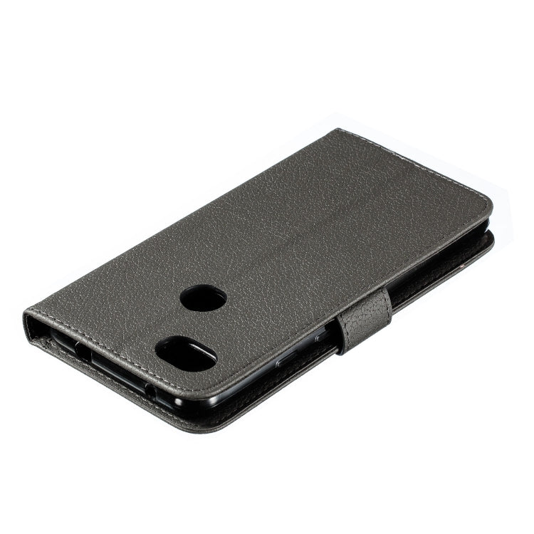 Feather Pattern Litchi Texture Horizontal Flip Leather Case with Wallet & Holder & Card Slots For Google Pixel 3a XL