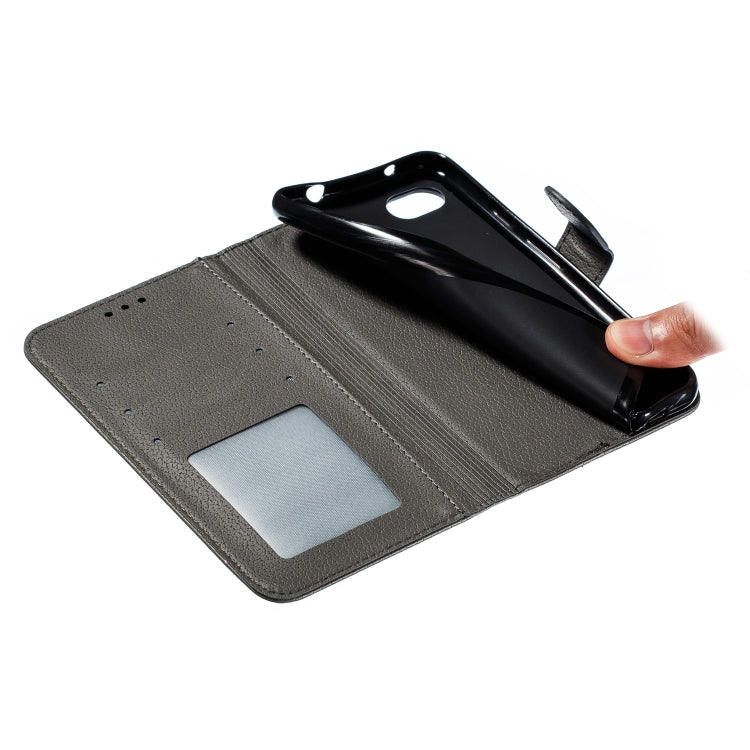 Feather Pattern Litchi Texture Horizontal Flip Leather Case with Wallet & Holder & Card Slots For Google Pixel 3a XL