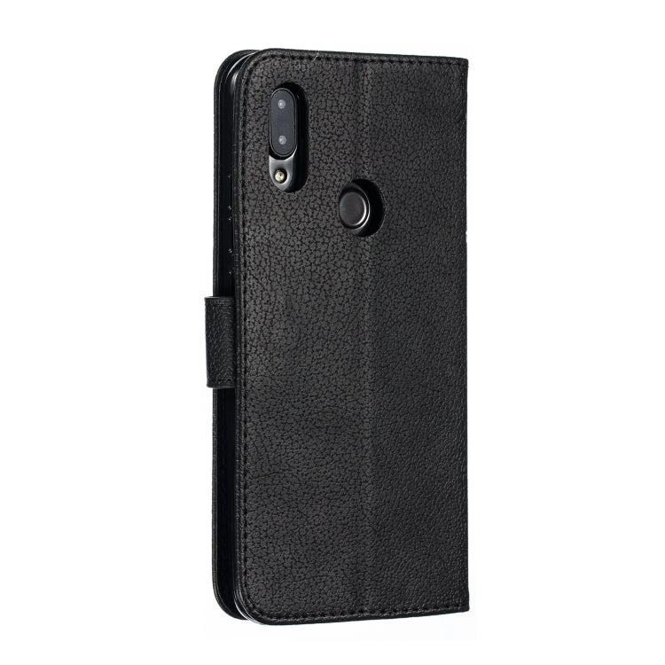 Feather Pattern Litchi Texture Horizontal Flip Leather Case with Wallet & Holder & Card Slots For Xiaomi Redmi 7