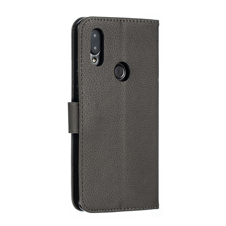 Feather Pattern Litchi Texture Horizontal Flip Leather Case with Wallet & Holder & Card Slots For Xiaomi Redmi 7