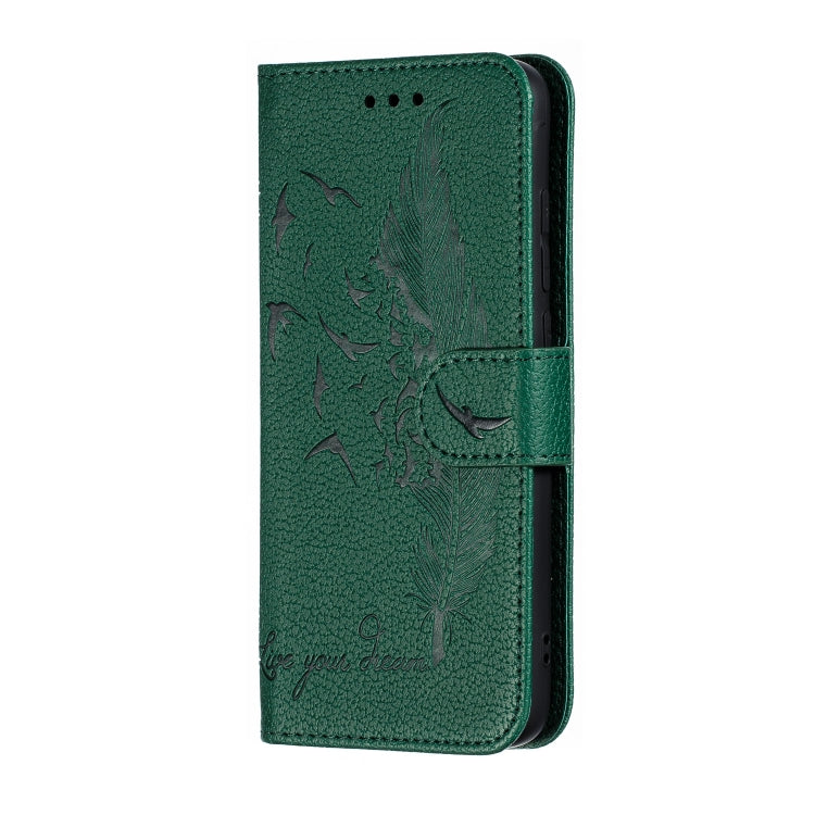 Feather Pattern Litchi Texture Horizontal Flip Leather Case with Wallet & Holder & Card Slots For Xiaomi Redmi 7A