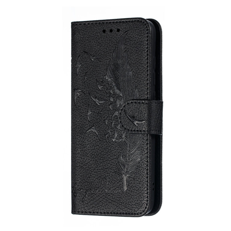 Feather Pattern Litchi Texture Horizontal Flip Leather Case with Wallet & Holder & Card Slots For Xiaomi Redmi 7A