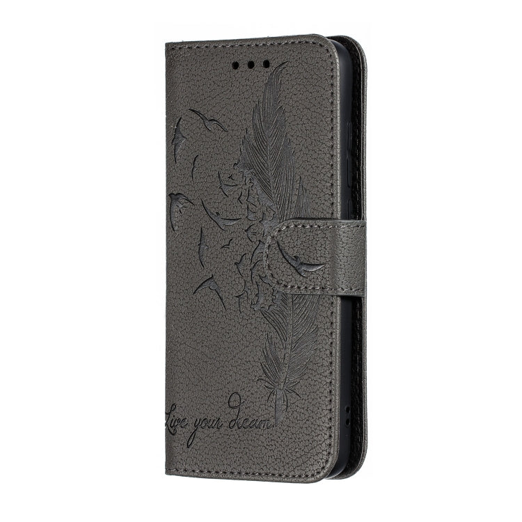 Feather Pattern Litchi Texture Horizontal Flip Leather Case with Wallet & Holder & Card Slots For Xiaomi Redmi 7A