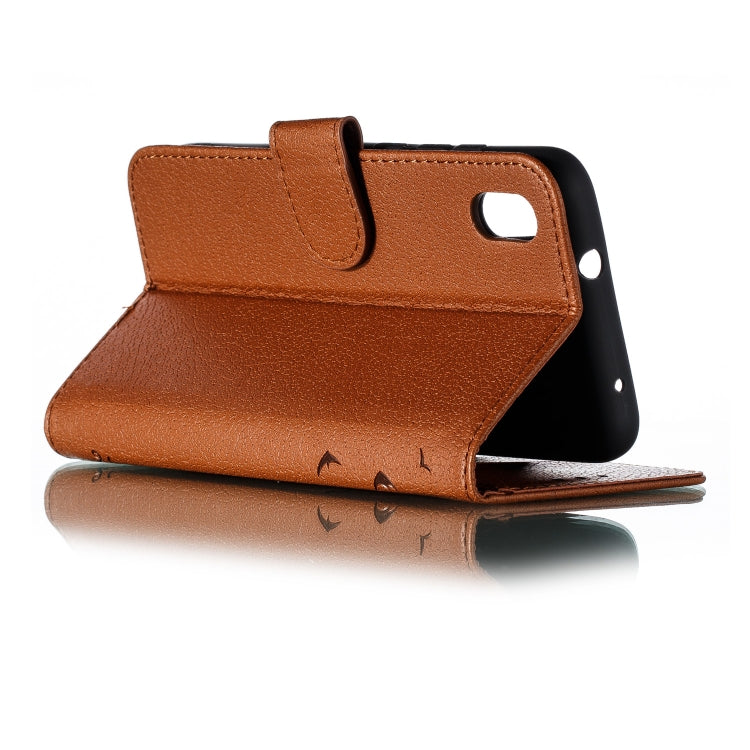 Feather Pattern Litchi Texture Horizontal Flip Leather Case with Wallet & Holder & Card Slots For Xiaomi Redmi 7A