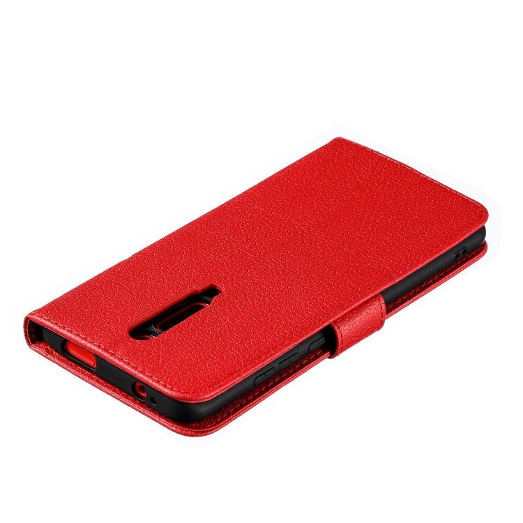 Feather Pattern Litchi Texture Horizontal Flip Leather Case with Wallet & Holder & Card Slots For Xiaomi Redmi K20