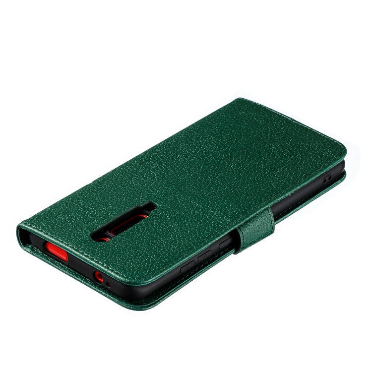 Feather Pattern Litchi Texture Horizontal Flip Leather Case with Wallet & Holder & Card Slots For Xiaomi Redmi K20