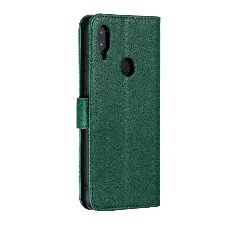 Feather Pattern Litchi Texture Horizontal Flip Leather Case with Wallet & Holder & Card Slots For Xiaomi Redmi Note 7