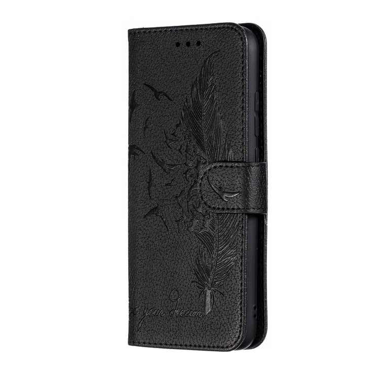 Feather Pattern Litchi Texture Horizontal Flip Leather Case with Wallet & Holder & Card Slots For Xiaomi Redmi Note 7