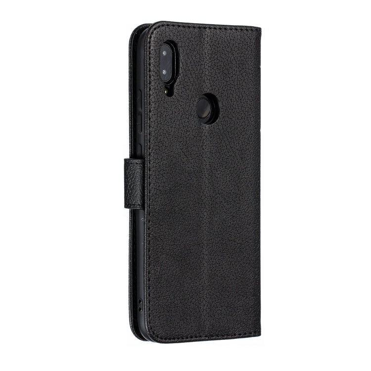 Feather Pattern Litchi Texture Horizontal Flip Leather Case with Wallet & Holder & Card Slots For Xiaomi Redmi Note 7