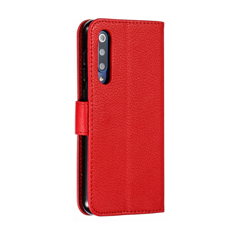 Feather Pattern Litchi Texture Horizontal Flip Leather Case with Wallet & Holder & Card Slots For Xiaomi Mi 9 SE