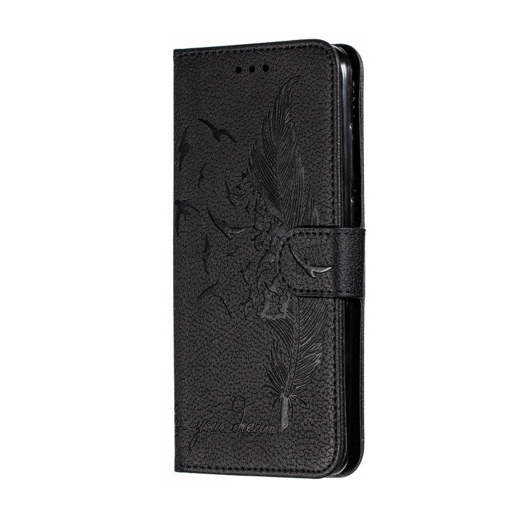 Feather Pattern Litchi Texture Horizontal Flip Leather Case with Wallet & Holder & Card Slots For Xiaomi Mi CC9