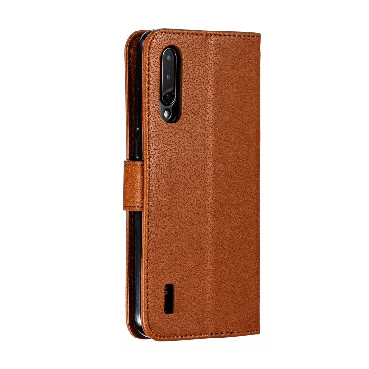 Feather Pattern Litchi Texture Horizontal Flip Leather Case with Wallet & Holder & Card Slots For Xiaomi Mi CC9