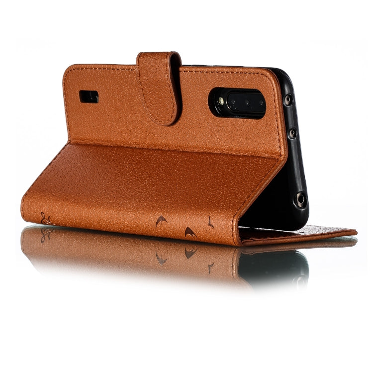 Feather Pattern Litchi Texture Horizontal Flip Leather Case with Wallet & Holder & Card Slots For Xiaomi Mi CC9