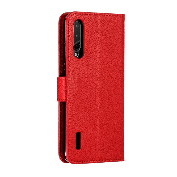 Feather Pattern Litchi Texture Horizontal Flip Leather Case with Wallet & Holder & Card Slots For Xiaomi Mi CC9e