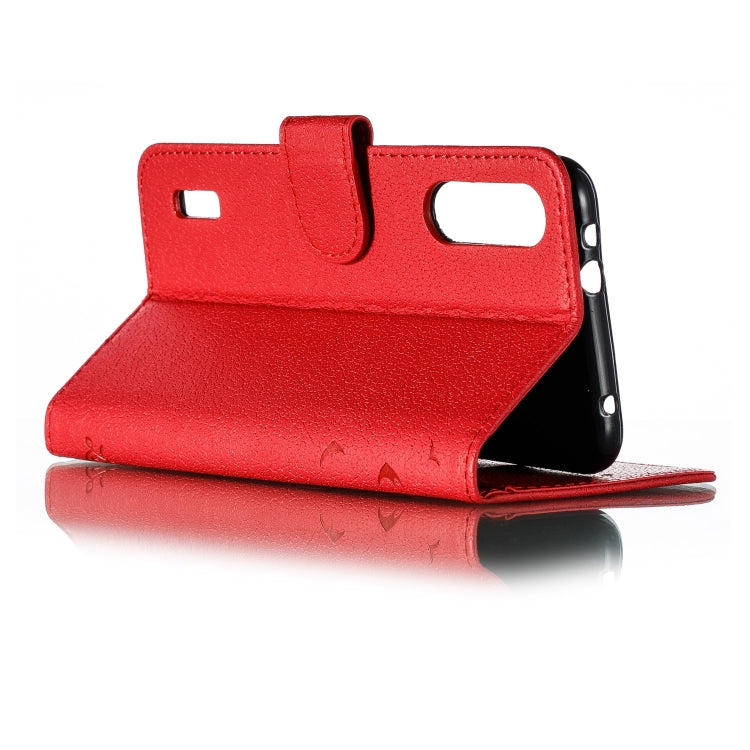 Feather Pattern Litchi Texture Horizontal Flip Leather Case with Wallet & Holder & Card Slots For Xiaomi Mi CC9e