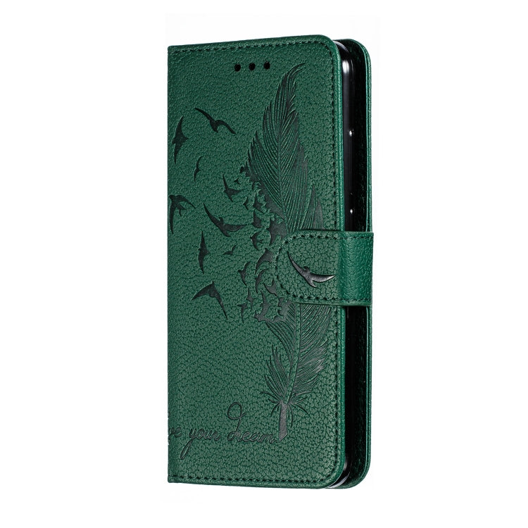 Feather Pattern Litchi Texture Horizontal Flip Leather Case with Wallet & Holder & Card Slots For Xiaomi Mi CC9e