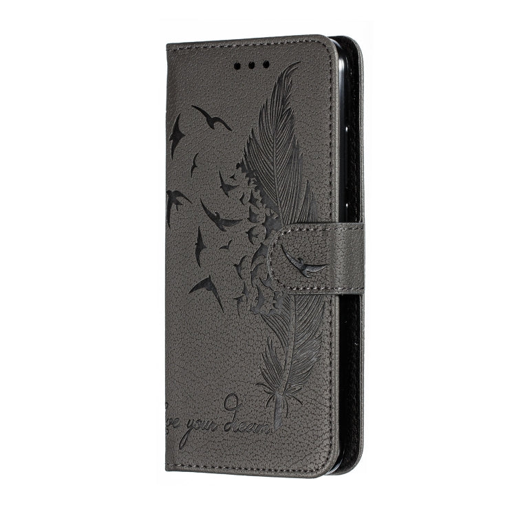 Feather Pattern Litchi Texture Horizontal Flip Leather Case with Wallet & Holder & Card Slots For Xiaomi Mi CC9e