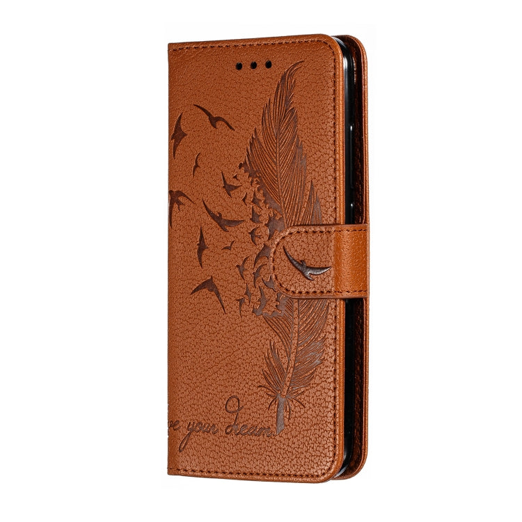 Feather Pattern Litchi Texture Horizontal Flip Leather Case with Wallet & Holder & Card Slots For Xiaomi Mi CC9e