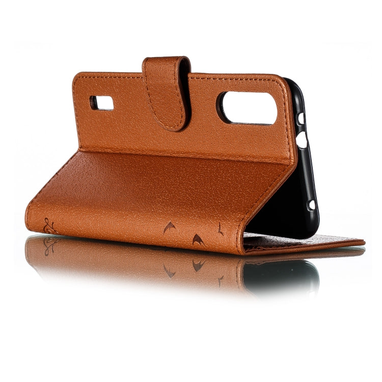 Feather Pattern Litchi Texture Horizontal Flip Leather Case with Wallet & Holder & Card Slots For Xiaomi Mi CC9e