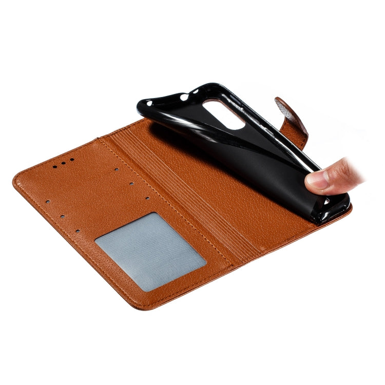 Feather Pattern Litchi Texture Horizontal Flip Leather Case with Wallet & Holder & Card Slots For Xiaomi Mi CC9e