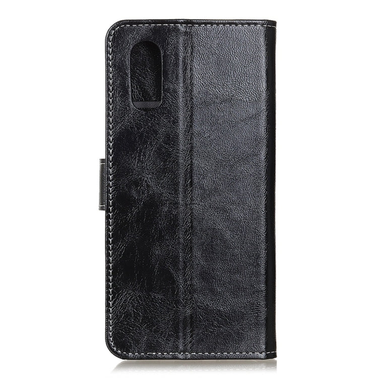 Retro Crazy Horse Texture Horizontal Flip Leather Case with Holder & Card Slots & Wallet & Photo Frame for Wiko Y70