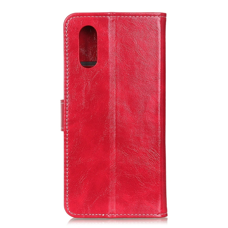 Retro Crazy Horse Texture Horizontal Flip Leather Case with Holder & Card Slots & Wallet & Photo Frame for Wiko Y70