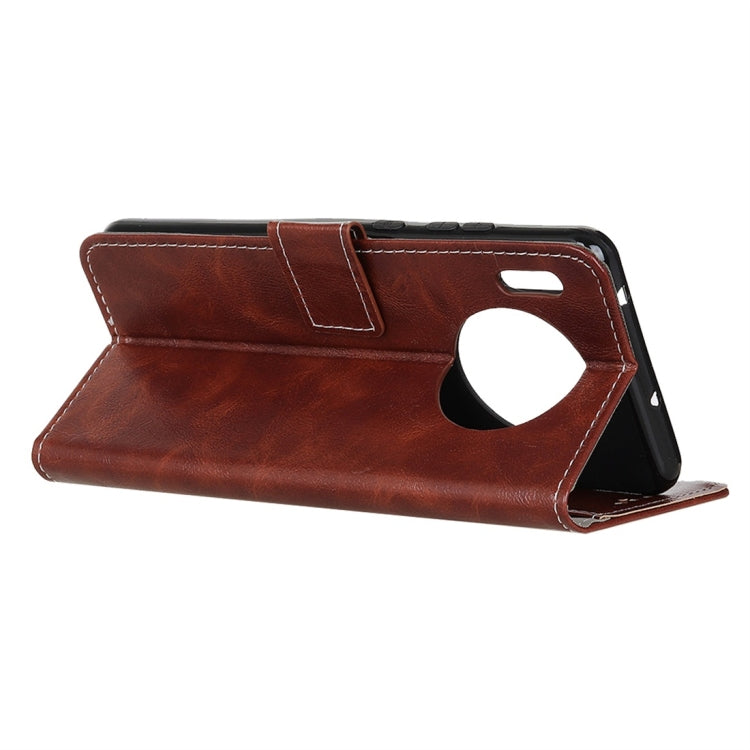 Retro Crazy Horse Texture Horizontal Flip Leather Case with Holder & Card Slots & Wallet & Photo Frame for Huawei Mate 30