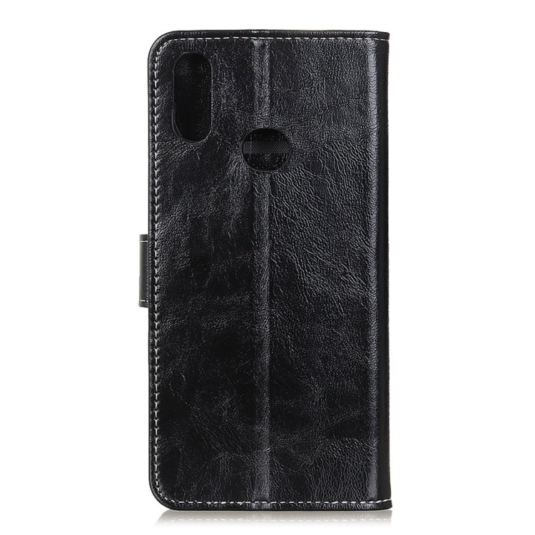 Retro Crazy Horse Texture Horizontal Flip Leather Case with Holder & Card Slots & Wallet & Photo Frame for Galaxy A20S