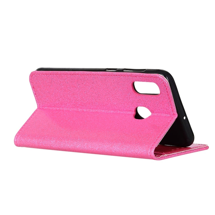 Glitter Powder Waterproof Horizontal Flip Leather Case with Holder & Card Slots & Wallet for Galaxy A20S