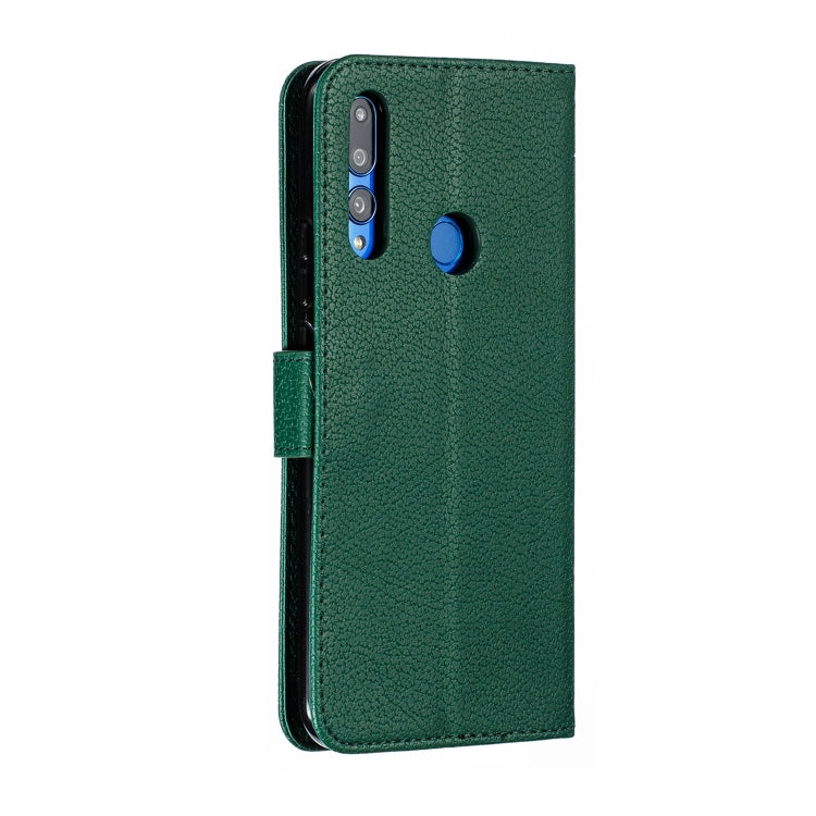 Feather Pattern Litchi Texture Horizontal Flip Leather Case with Wallet & Holder & Card Slots For Huawei P Smart Z / Y9 Prime (2019)