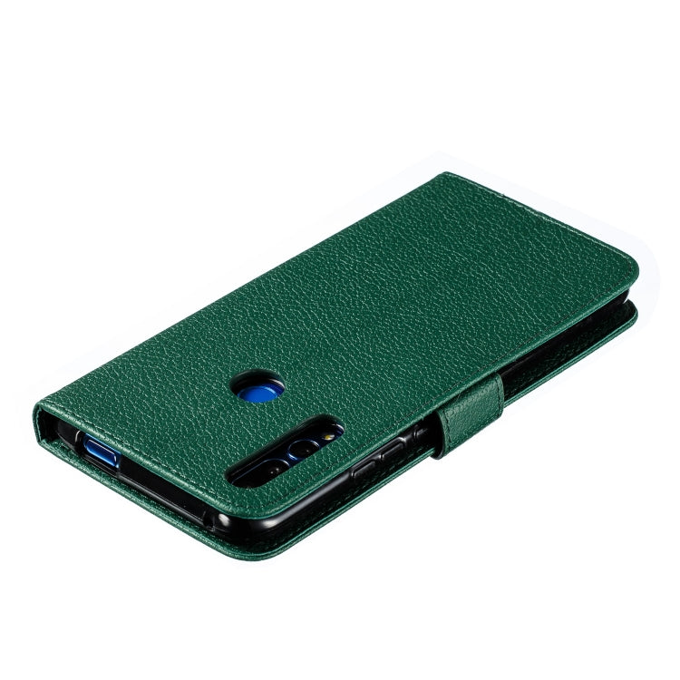 Feather Pattern Litchi Texture Horizontal Flip Leather Case with Wallet & Holder & Card Slots For Huawei P Smart Z / Y9 Prime (2019)