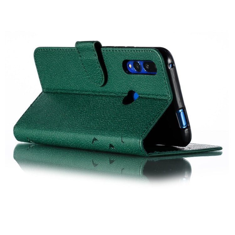 Feather Pattern Litchi Texture Horizontal Flip Leather Case with Wallet & Holder & Card Slots For Huawei P Smart Z / Y9 Prime (2019)