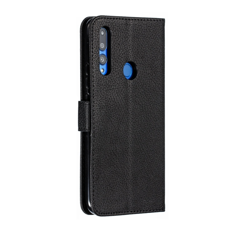 Feather Pattern Litchi Texture Horizontal Flip Leather Case with Wallet & Holder & Card Slots For Huawei P Smart Z / Y9 Prime (2019)