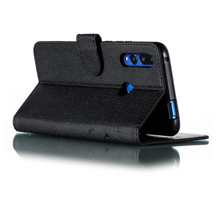 Feather Pattern Litchi Texture Horizontal Flip Leather Case with Wallet & Holder & Card Slots For Huawei P Smart Z / Y9 Prime (2019)