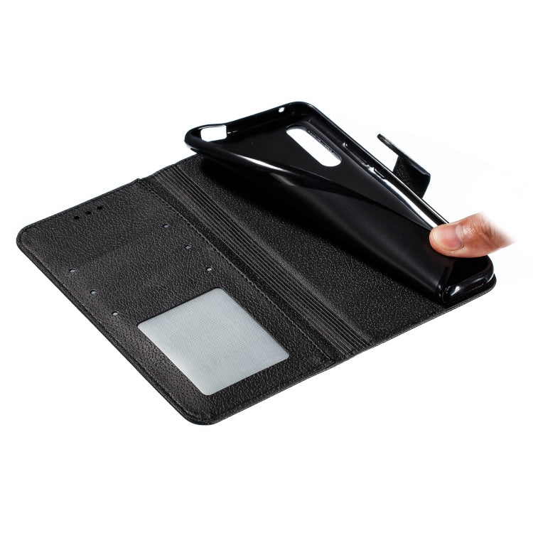Feather Pattern Litchi Texture Horizontal Flip Leather Case with Wallet & Holder & Card Slots For Huawei P Smart Z / Y9 Prime (2019)