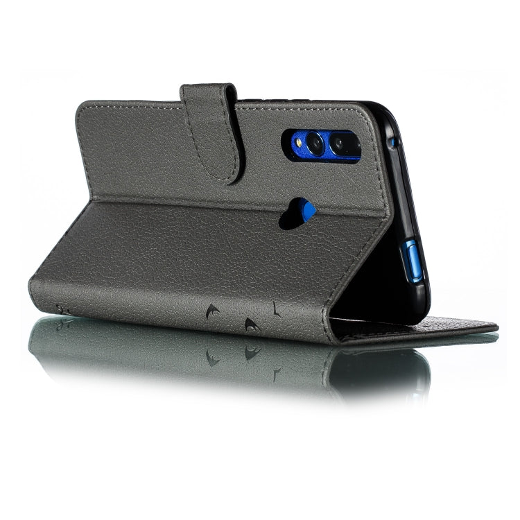 Feather Pattern Litchi Texture Horizontal Flip Leather Case with Wallet & Holder & Card Slots For Huawei P Smart Z / Y9 Prime (2019)