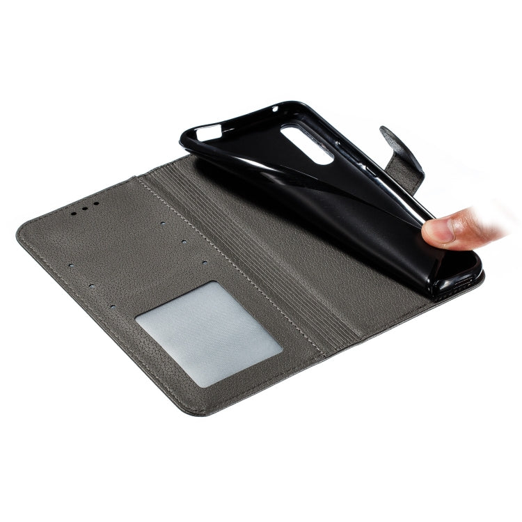 Feather Pattern Litchi Texture Horizontal Flip Leather Case with Wallet & Holder & Card Slots For Huawei P Smart Z / Y9 Prime (2019)