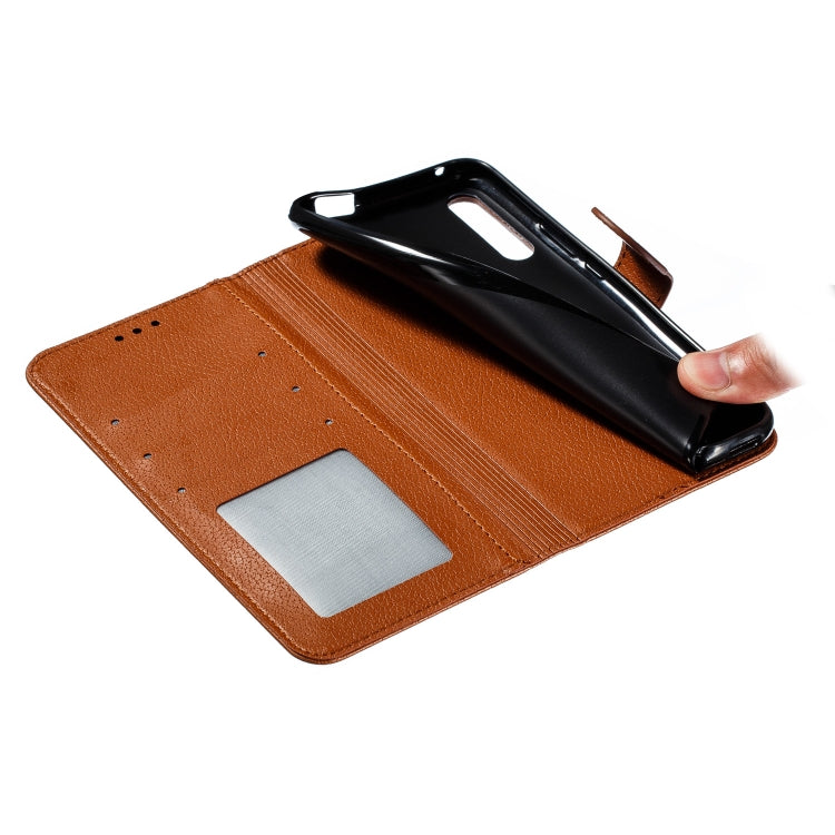 Feather Pattern Litchi Texture Horizontal Flip Leather Case with Wallet & Holder & Card Slots For Huawei P Smart Z / Y9 Prime (2019)