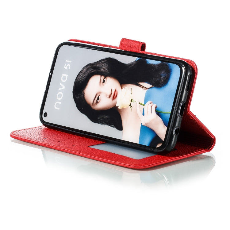 Feather Pattern Litchi Texture Horizontal Flip Leather Case with Wallet & Holder & Card Slots For Huawei P20 Lite (2019) / Nova 5i