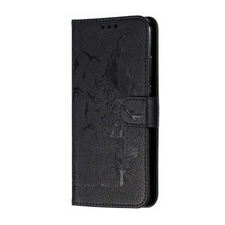 Feather Pattern Litchi Texture Horizontal Flip Leather Case with Wallet & Holder & Card Slots For Huawei P20 Lite (2019) / Nova 5i