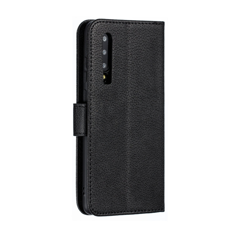 Feather Pattern Litchi Texture Horizontal Flip Leather Case with Wallet & Holder & Card Slots For Huawei P30