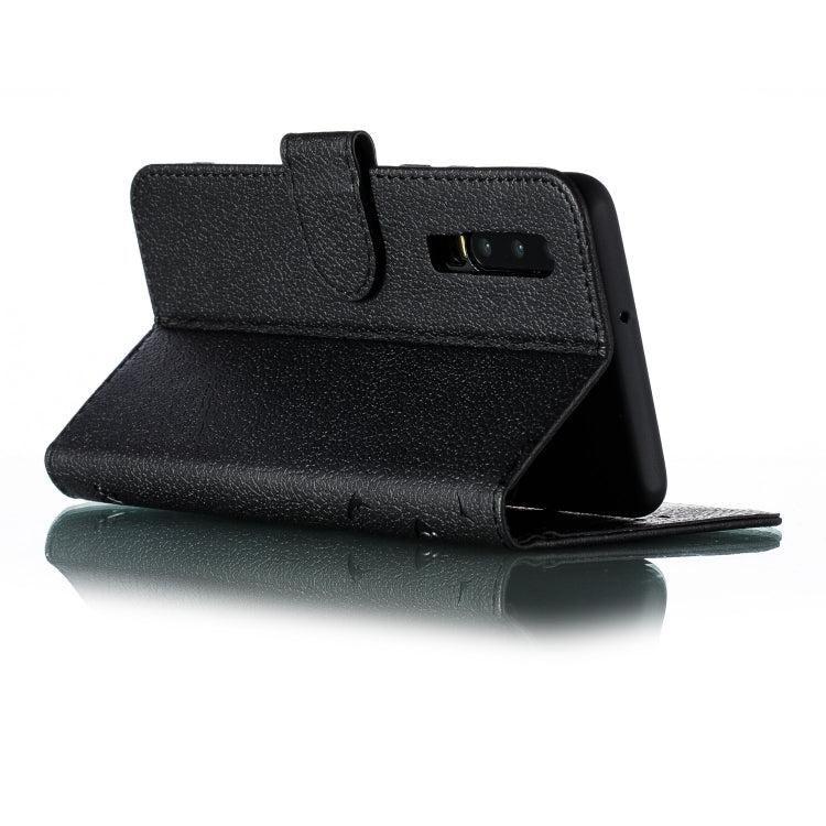 Feather Pattern Litchi Texture Horizontal Flip Leather Case with Wallet & Holder & Card Slots For Huawei P30