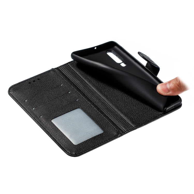 Feather Pattern Litchi Texture Horizontal Flip Leather Case with Wallet & Holder & Card Slots For Huawei P30