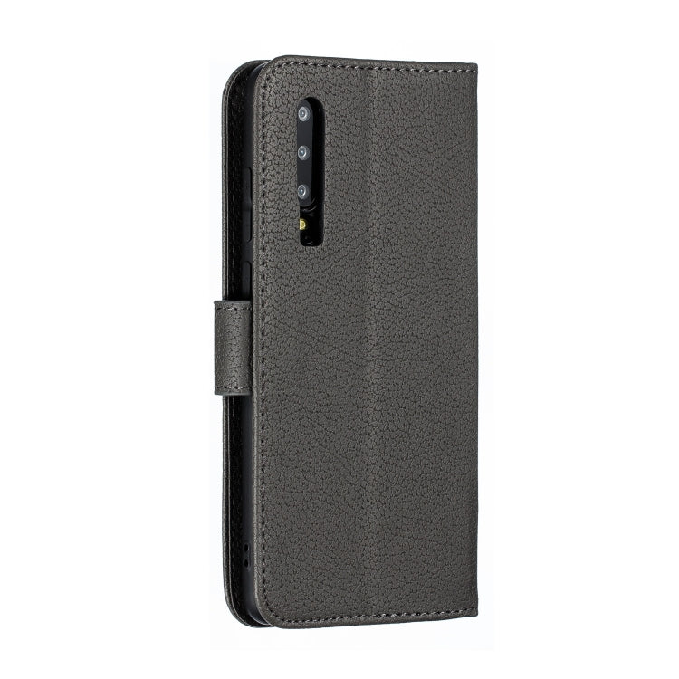 Feather Pattern Litchi Texture Horizontal Flip Leather Case with Wallet & Holder & Card Slots For Huawei P30